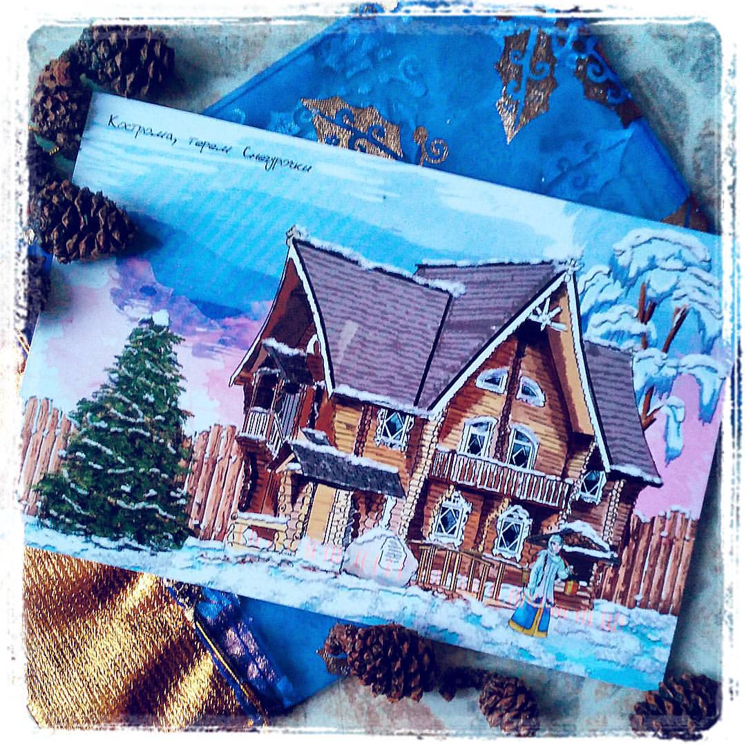 _magic_katya_ в LOOKY — И я открываю рубрику #открыткиотдрузей Нежданно-негаданно по