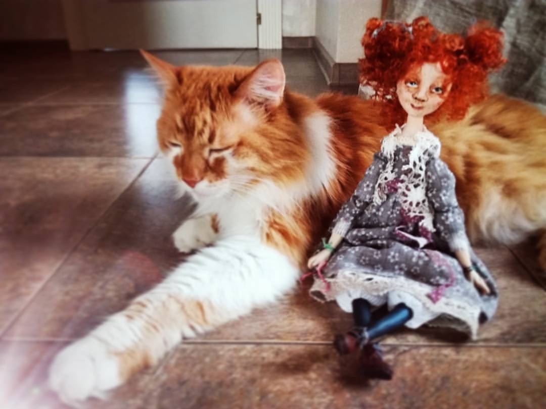 tania_savenkova в LOOKY — Мы любим рыжий!!! #dolls #doll #tata_savenkova #рыжий #куклы