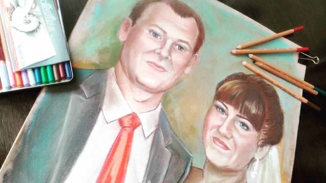yuliya.shabnova в LOOKY — Процесс
#art_v_penze #портретпастелью #свадебныйпортрет #пор