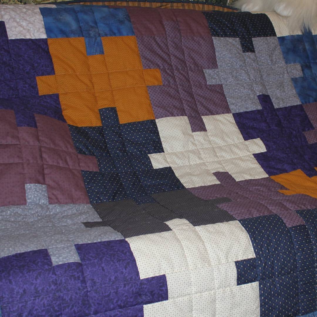 quilt_organic в LOOKY — Вот такое получилось "#детское" #покрывало для подрастающего