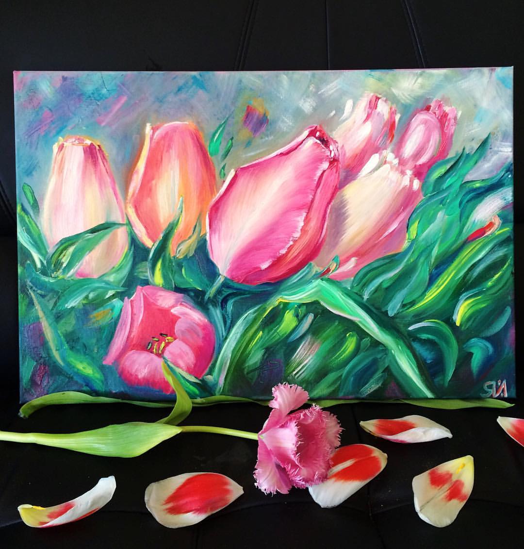 art_yakovenko в LOOKY — Тюльпаны💐
По просьбам друзей,родных и зрителей,я повторила 