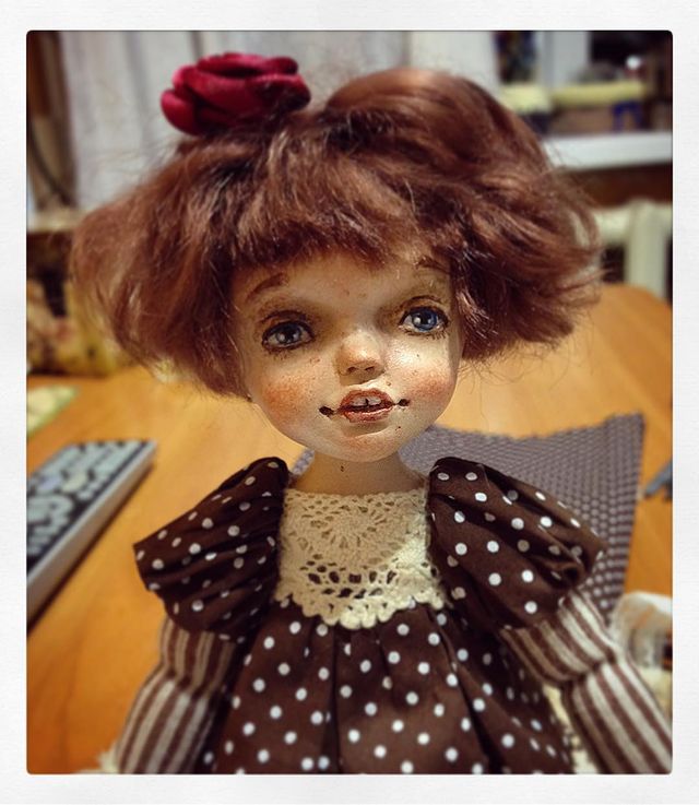 tania_gilevat_dolls в LOOKY. #рабочийпроцесс,#интерьернаякукла,#процессы,#кукларучнойработы,#artdolls,#dolls,#куклапаперклей,#handmade. В процессе... Вообще...