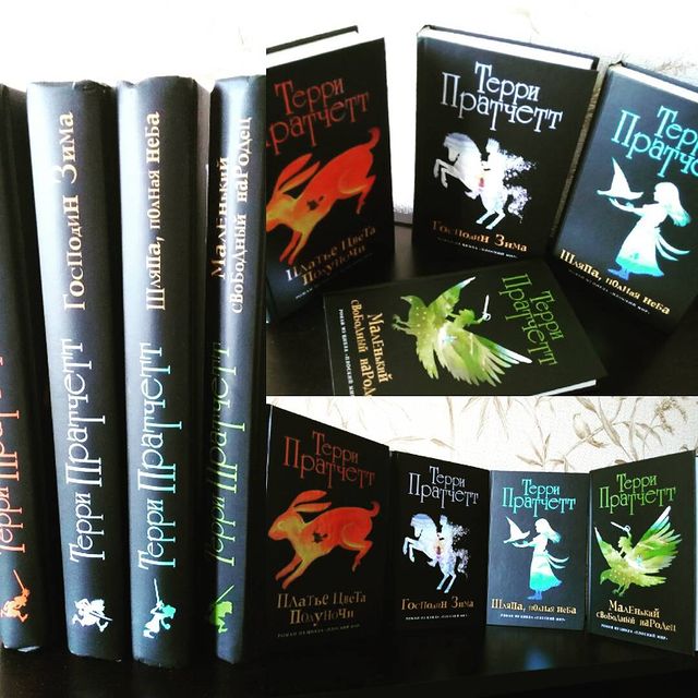 hanackotu в LOOKY. #террипратчетта,,#тиффаниболит,#купилакнижек,#книжныепокупки,#маленькийсвободныйнарод,#шляпаполнаянеба,#господинзима,#платьецветаполуночи. Коллекция #террипрат...