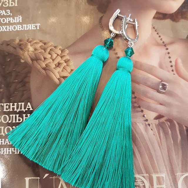biju_land в LOOKY. #серебро925,#серьгикисточки,#лето. Лето... #серебро925 ...
