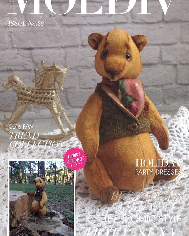 tania_gilevat_dolls в LOOKY. #мишкатедди,#тедди,#teddy,#teddybear,#handmadetoys,#ручнаяработа,#интерьернаяигрушка. Проба пера. Тедди ми...