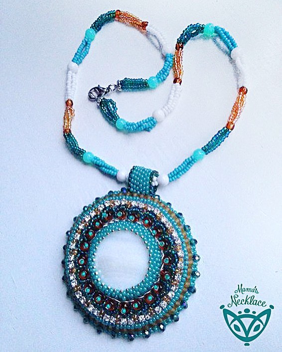 mamasnecklace в LOOKY. #summer,#ocean,#oceanblue,#beach,#sun,#summertime,#necklace,#livemaster,#handmadejewelry,#beadedjewelry,#beading,#blue,#turquoise,#pearl,#amber,#friday,#design,#motherofpearl,#rhinestonebanding. #summer #ocean #ocea...