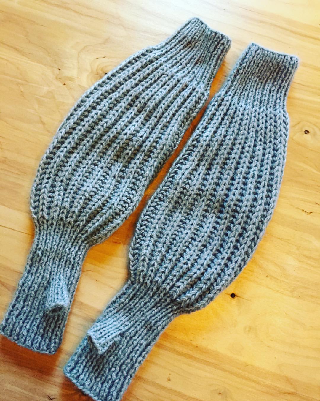 jbknitting в LOOKY — Митенки-рукава, выше локтя, очень тёплые и удобные. Повтор в