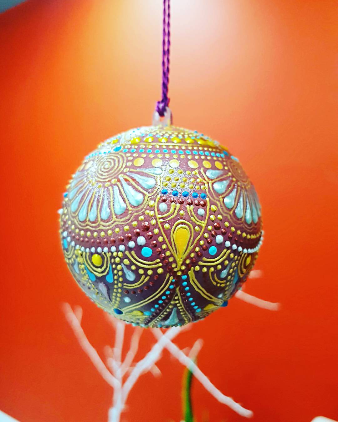 olgaart_decor в LOOKY — Ещё один шарик. Еще пока без банта, но уже красивый и очень 