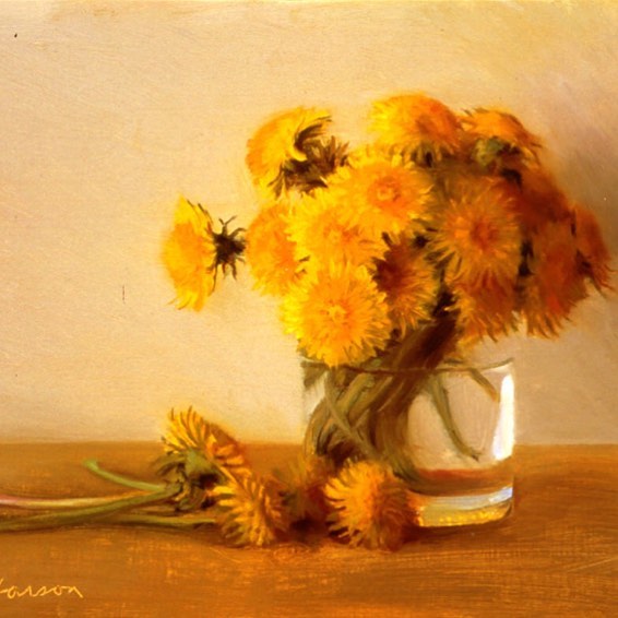 tartalya в LOOKY. #одуванчикполевой,#жизньпрекраснаиудивительна,#flowersofchildhood,#dandelion,#jeffreylarson,#art,#painting. Цветы моего детства....