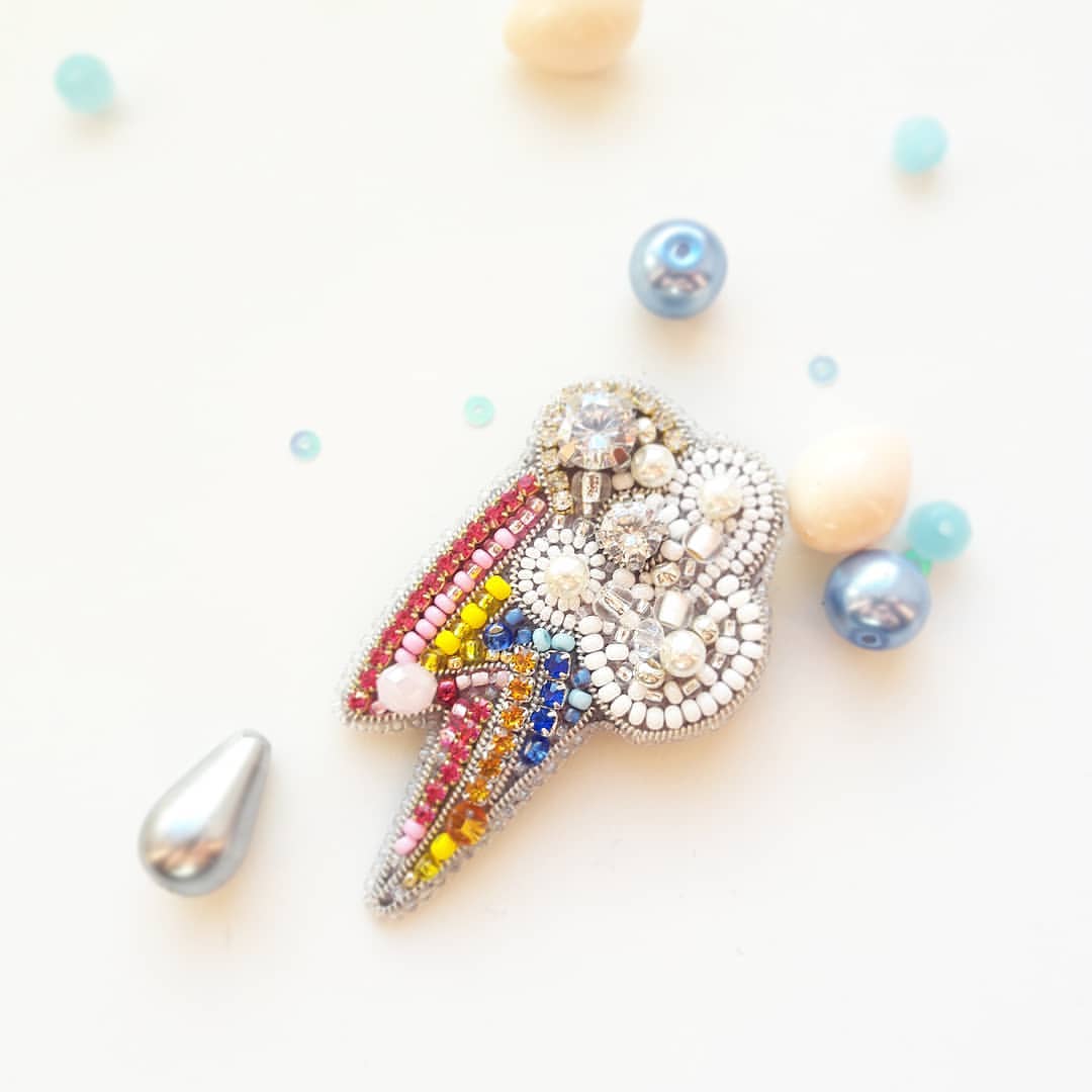 mariavasa в LOOKY — Брошь для поклонницы #mylittlepony  #mylittleponyrainbowdash