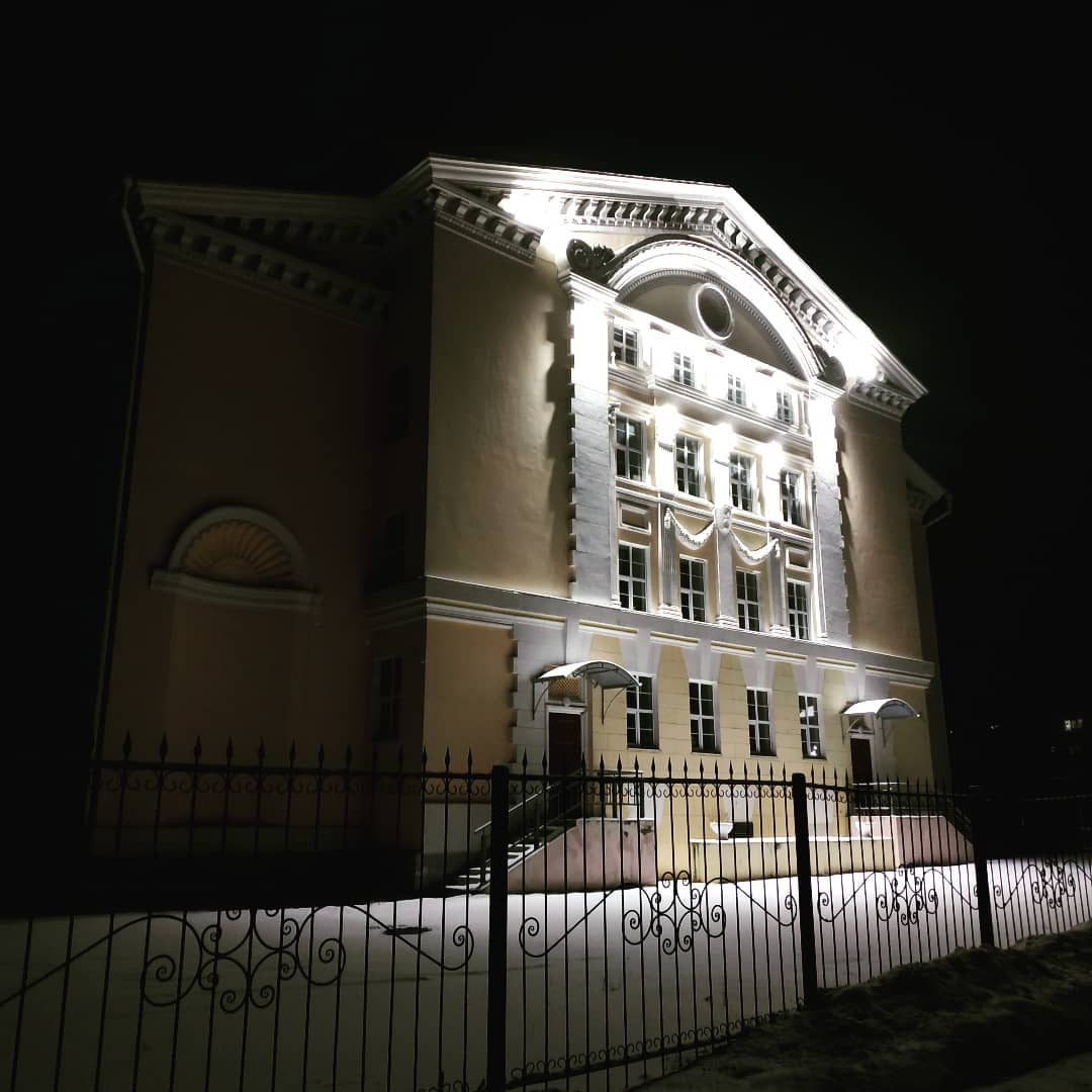 fefelovmaxim в LOOKY. #дворец,#вечер,#зима. Вечерний дворец #дво...