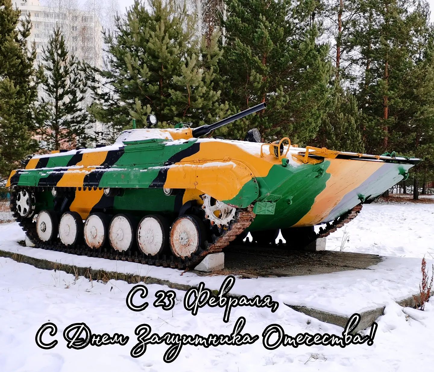 С Днем Советский Армии и Военного Морского Флота!
С Днем Защитника Отечества!