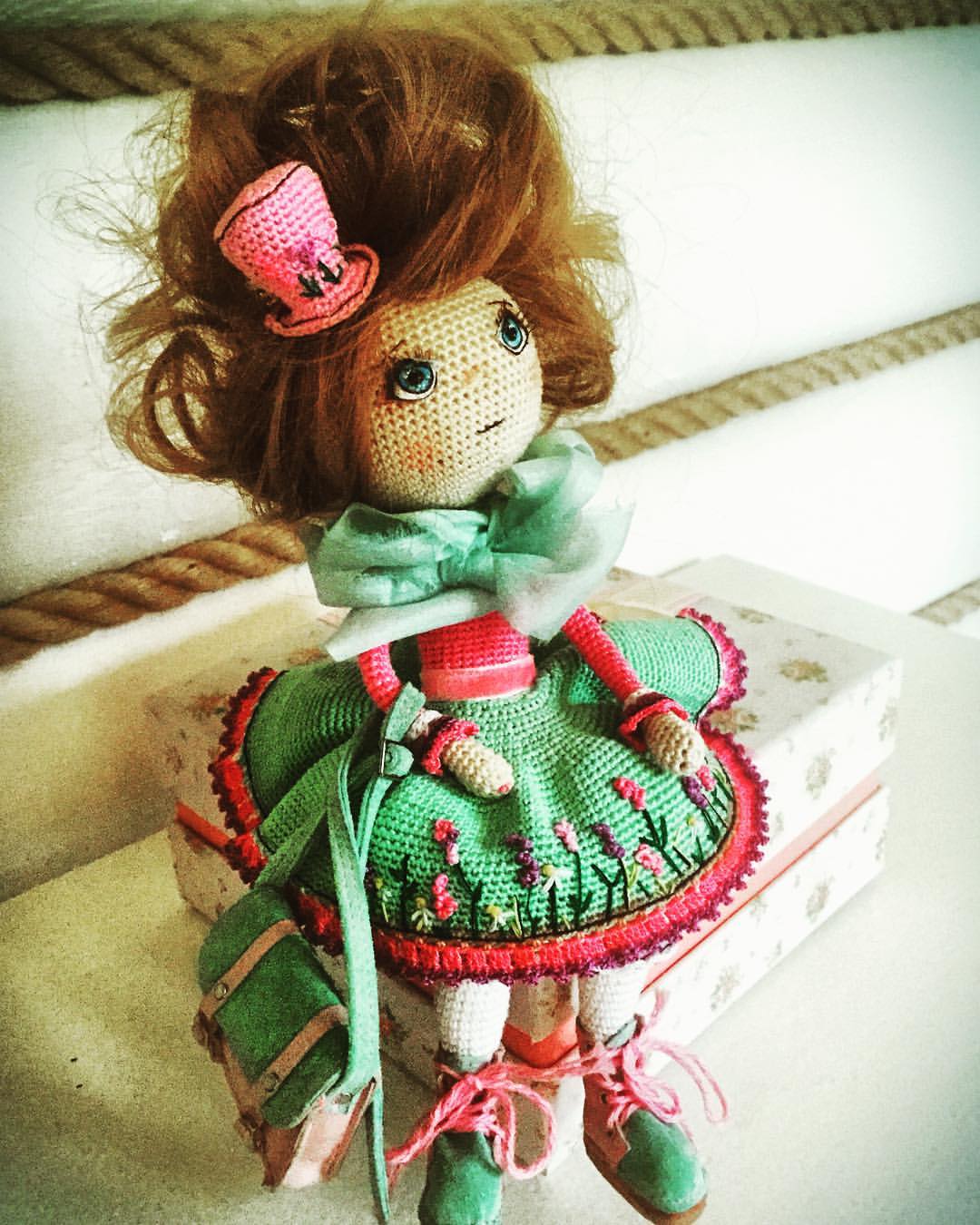 mariyapokasova_teddy в LOOKY — Не перестаёт меня радовать моя милашка 🧚🏻‍♀️ #вязаныйзайчи
