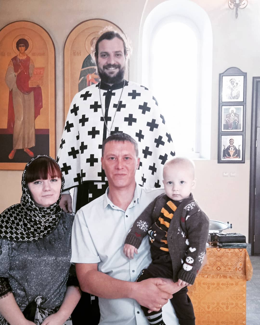 Таинство крещения Дионисия