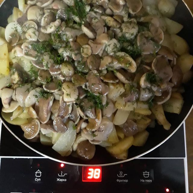 sonya0402 в LOOKY. #грибы,#свежаякартошка. Наш ужин свежая карт...