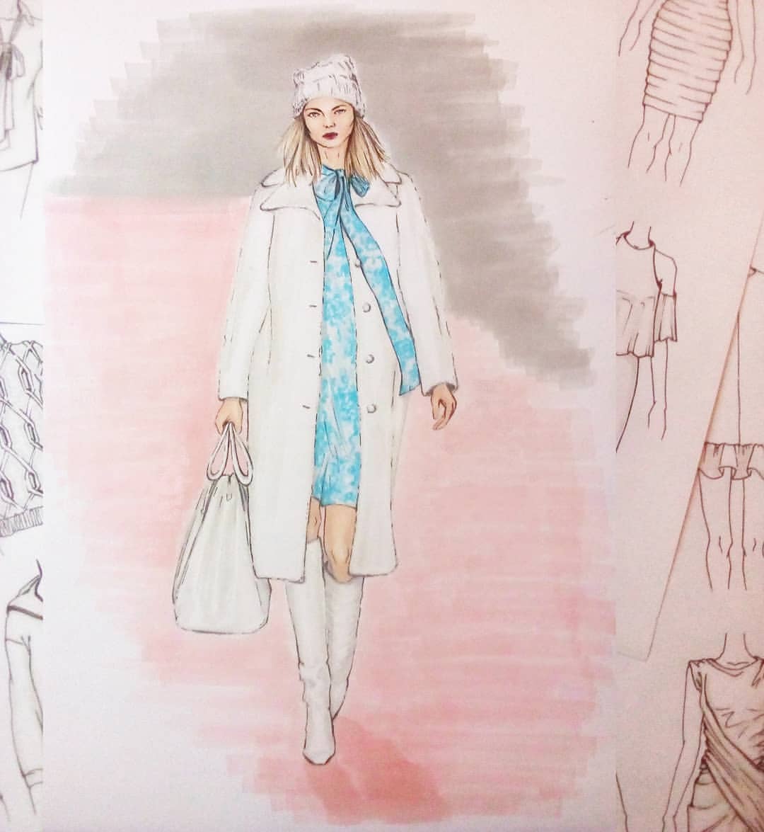 shigure.art в LOOKY — #fashion #fashionillustration #fashionsketch #illustration #