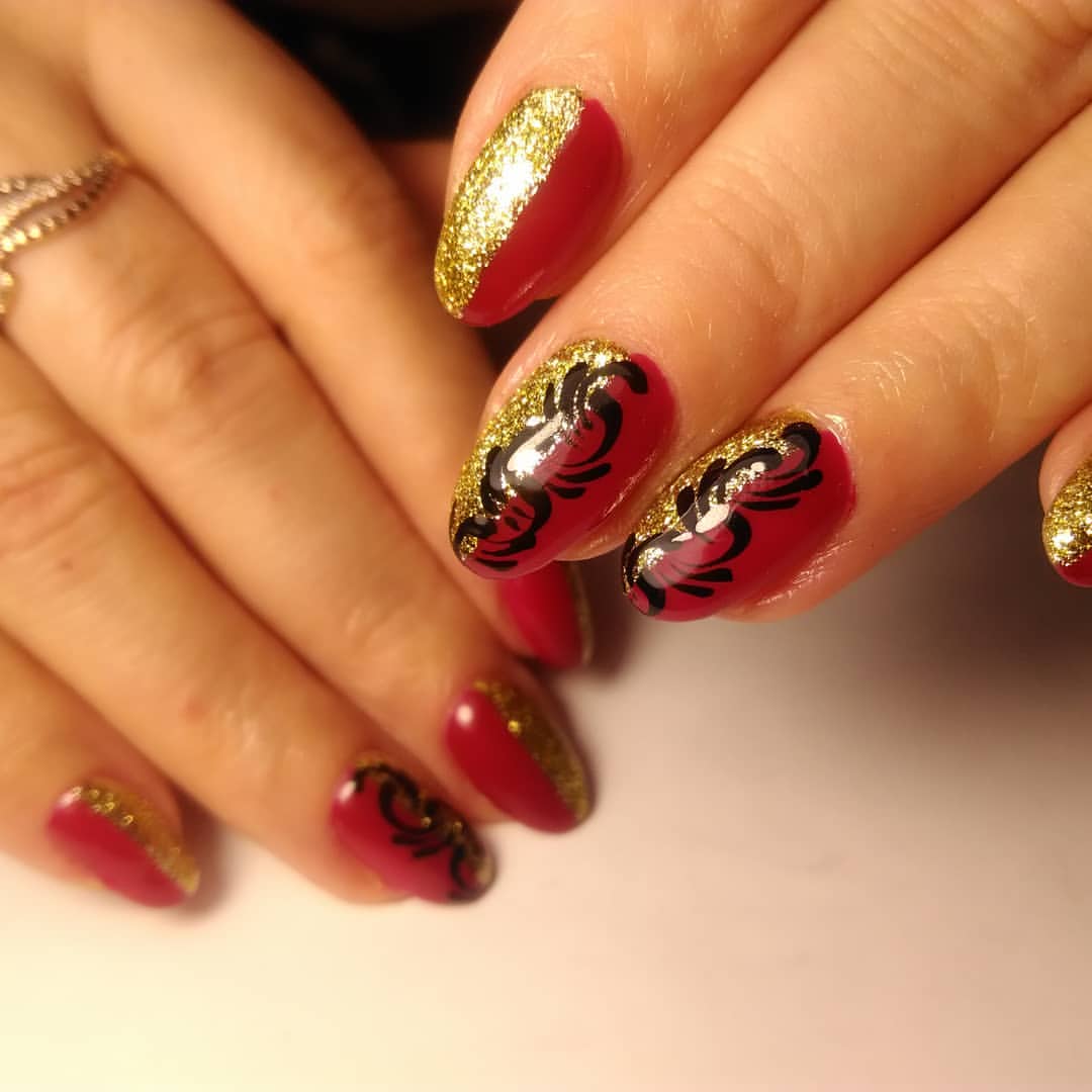 kostyukova.yulya в LOOKY — #гель_лак #гель_краска #покрытиеподкутикулу #комбиманикюр #у