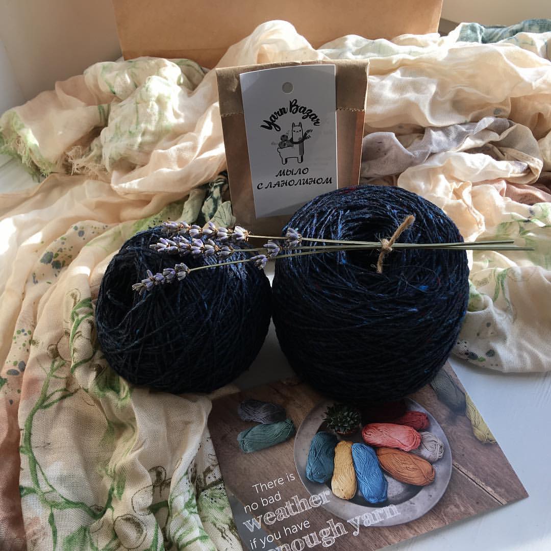 khalinak_knitting в LOOKY — Мечтала повязать из бобиной пряжи, очеень. Решила себя побал