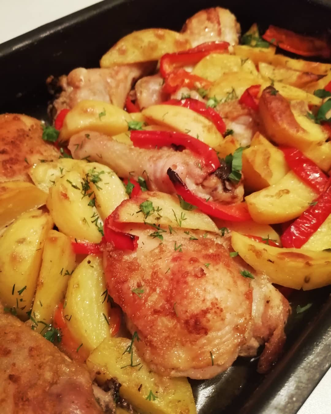 presnyakova_yuliya в LOOKY — Ну последнее на сегодня))) курица запеченая с картофелем и б