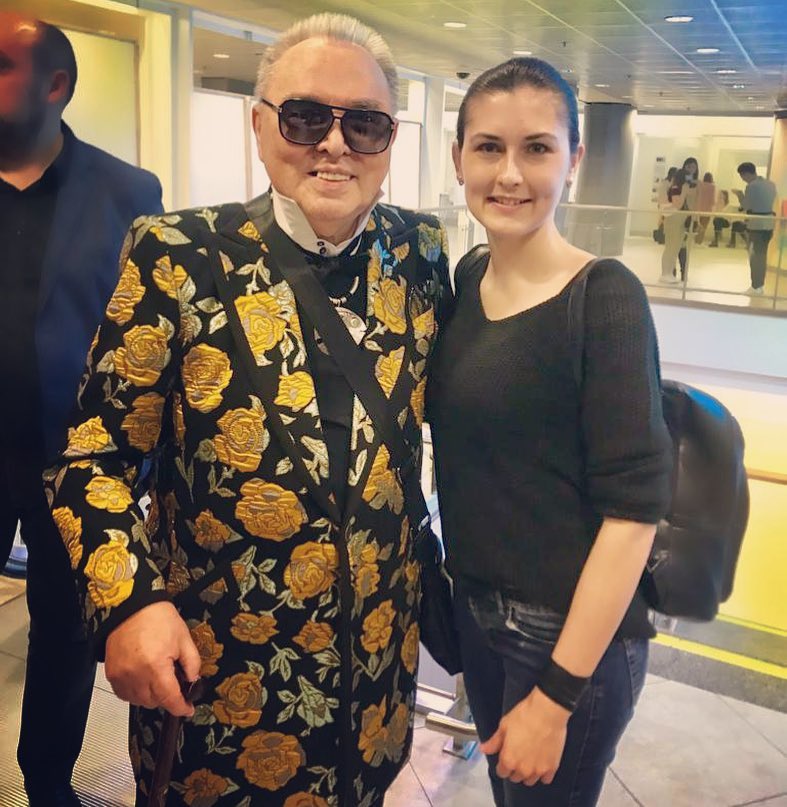 yulya_baranovskaya in LOOKY. #MBFWRussia. С Вячеславом Зайцевы...