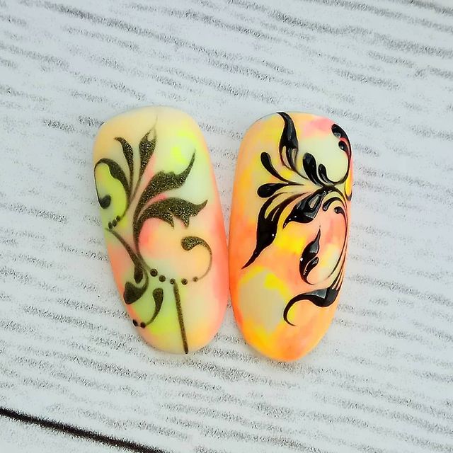 manicure_of_soul в LOOKY. #рисуюзаайфон,#ногтишеллак,#вензеля,#дизайнпятиминутка,#дизайнногтей,#маникюрчик. Задание 4 Марафон #р...