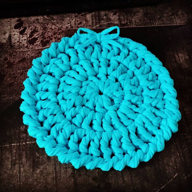kostyunina.evgeniya в LOOKY. #трикотажнаяпряжа,#knitting. Подставка под горяче...