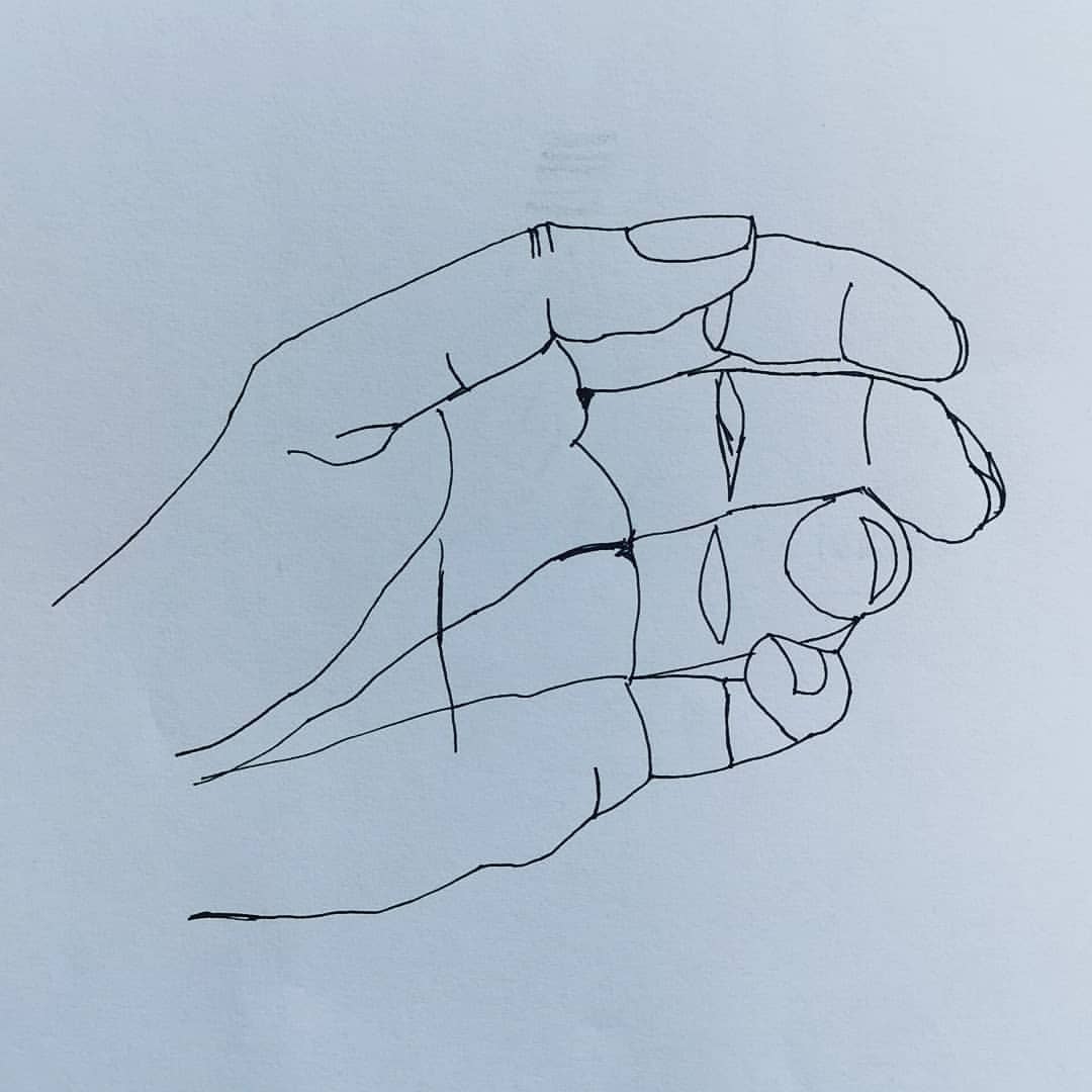 artist_inspirer в LOOKY — Набросок руки. 
Знаю, что все художники рисуют свою руку. Эт