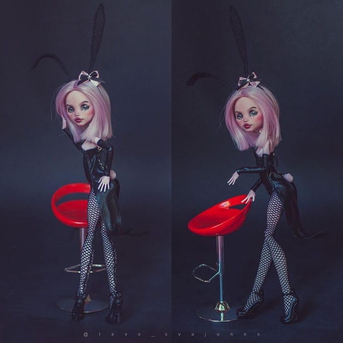 tavo_svajones в LOOKY — Repaint face + reroot (pink kanekalon).
Outfit by @mn_dolls_