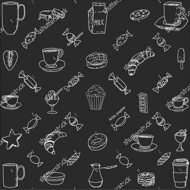 artist_inspirer в LOOKY. #vector,#illustration,#illustrator,#shutterstock,#doodle,#doodles,#coffee,#background. Продолжаю покорять с...