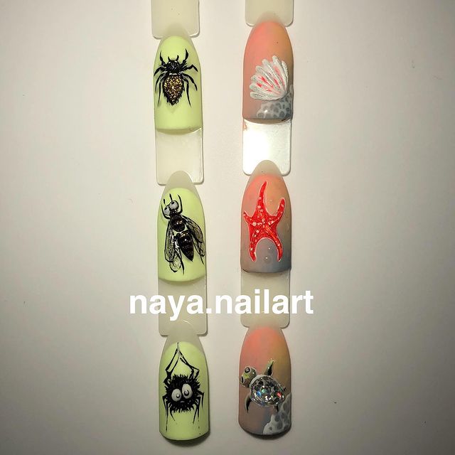 naya.nailart в LOOKY. #дизайнногтей,#ногти,#nail,#nails,#nailart,#naildesign,#одинцово,#ноготки. Лето... #дизайнногте...
