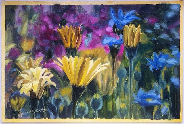 primakova.tanya.art в LOOKY. #живопись#картинамаслом#sold#oilpainting#nature#art#impressionism#oilflowers#impressionist#маслянаяживопись#oilflowers. 20х30 см, холст на к...