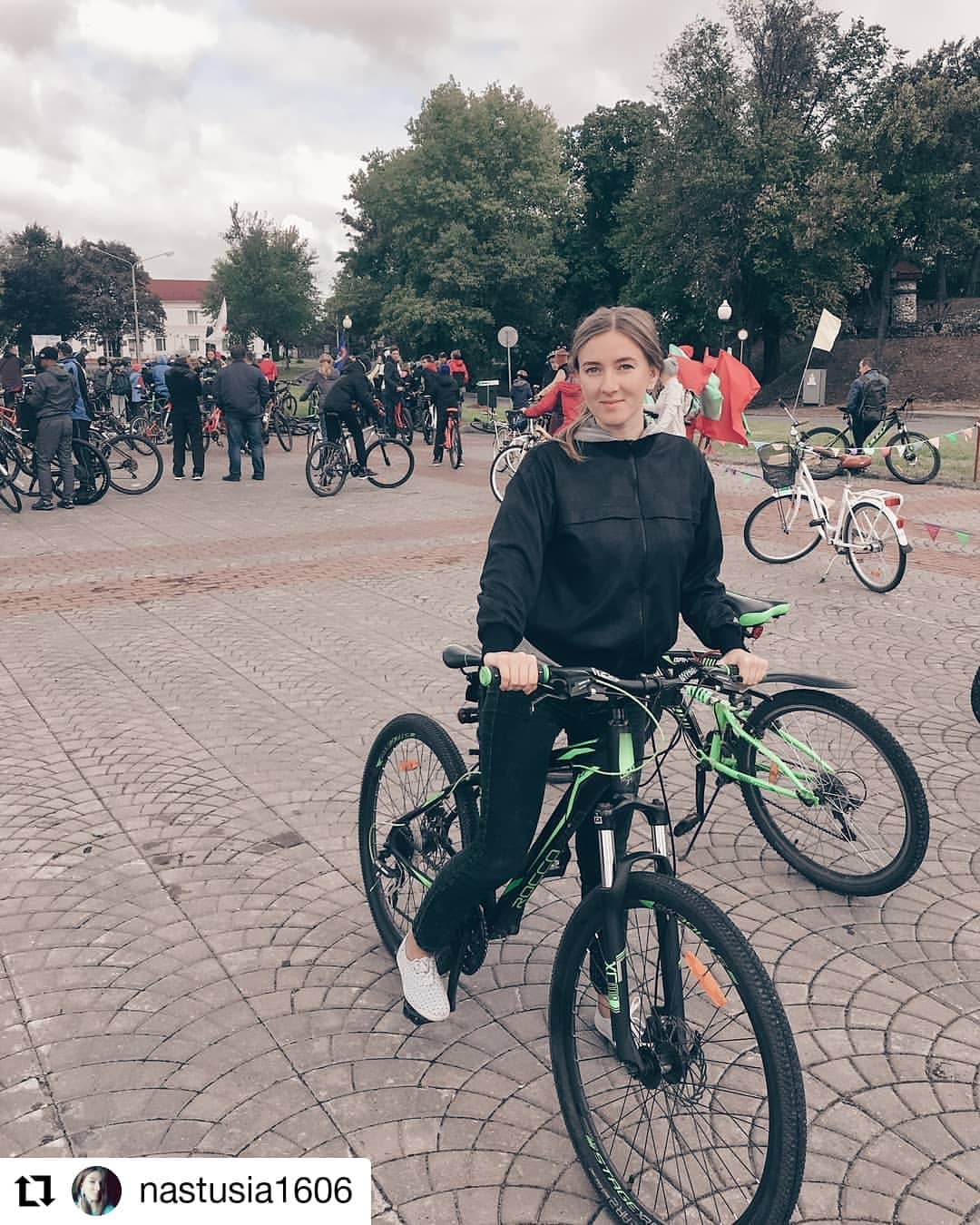 masterskayarmk в LOOKY — #Repost @nastusia1606
• • • • • •
Велопробег🚲 
19 км от ста