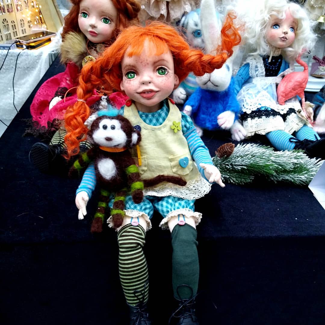 kukli_ot_agnii в LOOKY — Пеппи дом нашла!
#искусствокуклы2019 #2020# #кукларучнойрабо