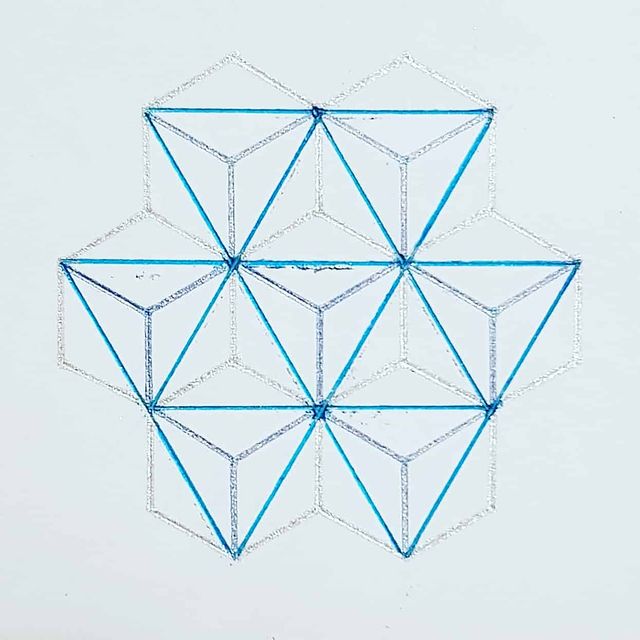 marykot27 в LOOKY. #geometry,#geometric,#hexagon,#triangle,#rhombus,#cube,#isometric,#metallicgelpens. #geometry #geometric...