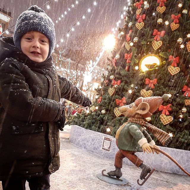 romdud в LOOKY. #снег,#питер,#сын,#мышкинаконьках. Как без мышек, катаю...