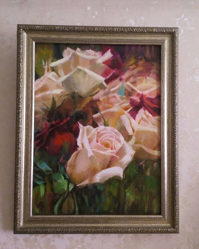 primakova.tanya.art в LOOKY. #oilpainting#oil#impressionist#art#flowers#oilpaintingflowers#цветымаслом#живописьмаслом. Свободная копия 30х4...