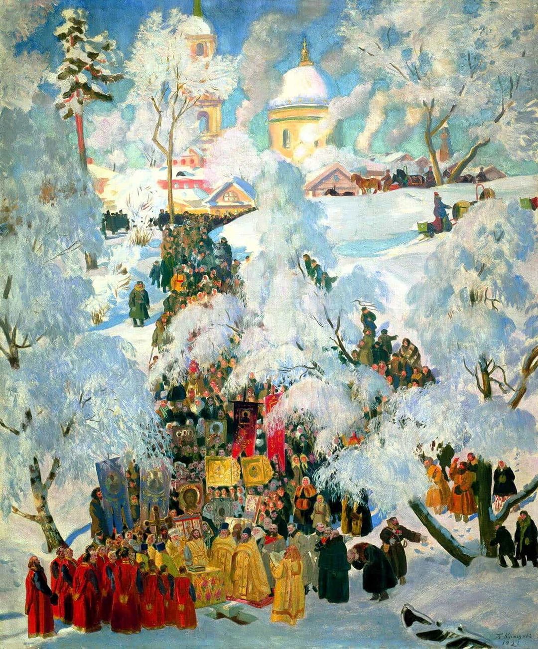 museumnotes в LOOKY — КРЕЩЕНСКОЕ ВОДОСВЯТИЕ
⠀
Художник Борис Кустодиев всегда был 
