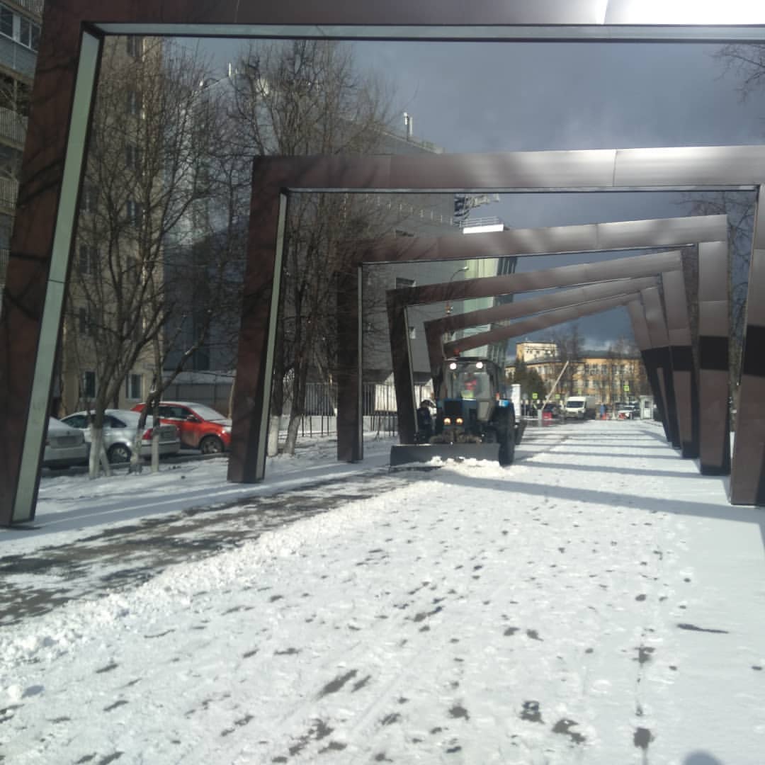 the_railway_fan в LOOKY — #29февраля2020 #ивантеевка #снег #уборкаснега #московскаяобл
