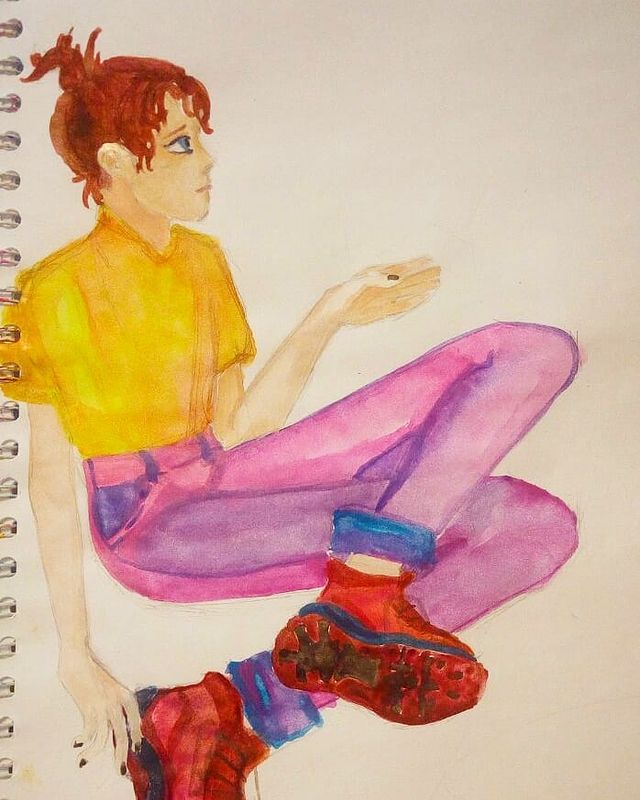 veks_chou в LOOKY. #акварель,#арт2020,#скетчбук,#chou_cabbage,#character,#commissionsopen,#color,#sketchbook,#drawthisinyourstyle,#artist,#рисование,#акварельныйрисунок,#живопись,#ярисуюкаждыйдень,#artwork,#краски,#sketchbookdrawing,#watercolorpainting,#watercolorart. Продолжаю эксперимен...