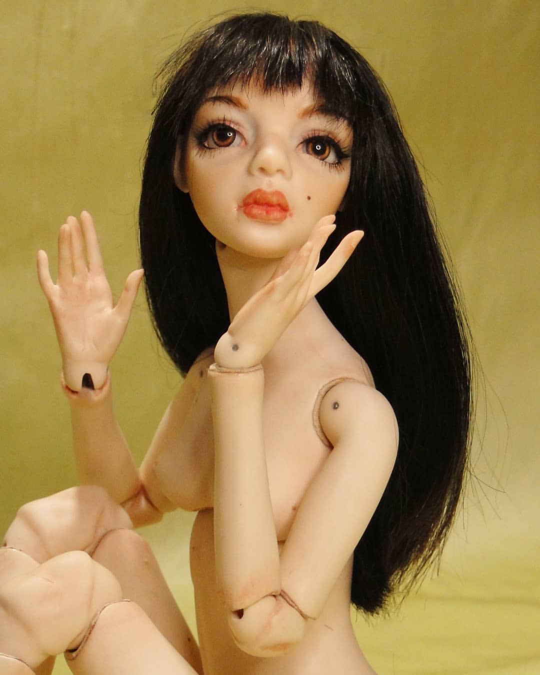 svetlana_finist_dolls в LOOKY — Только что доделала новую фарфоровая куколку. 😊 А вот имени