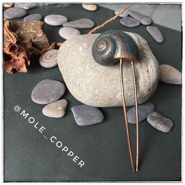 mole_copper в LOOKY. #украшенияручнойработы,#украшениядляволос,#шпилькадляволос,#заколкиручнойработы,#заколкадляволос,#заколка,#медь,#гальваника,#гальванопластика,#океан,#море,#счастьеесть,#изобилие,#анапа,#copper,#copperjewelry. Шпилька для волос 🐚...