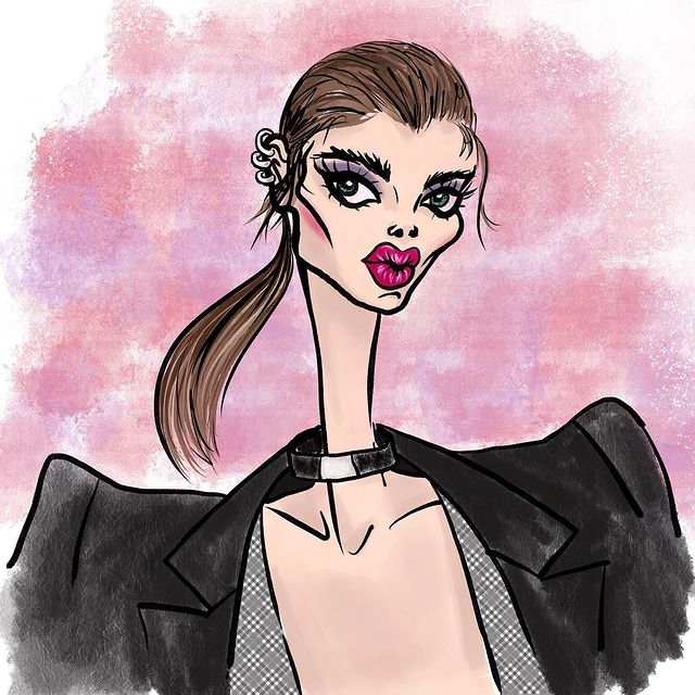 shigure.art в LOOKY. #fashionillustration,#fashionillustrator,#fashionsketch,#procreate,#фэшниллюстрация,#фэшнскетч,#рисуем_atelierium. Никогда не рисовала ...