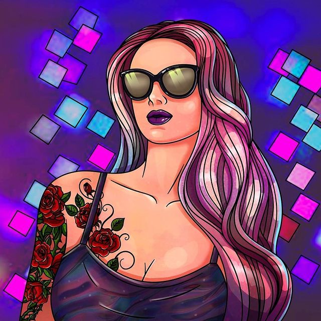j04di в LOOKY. #neonlights,#tattoo. Siempre hay que fija...