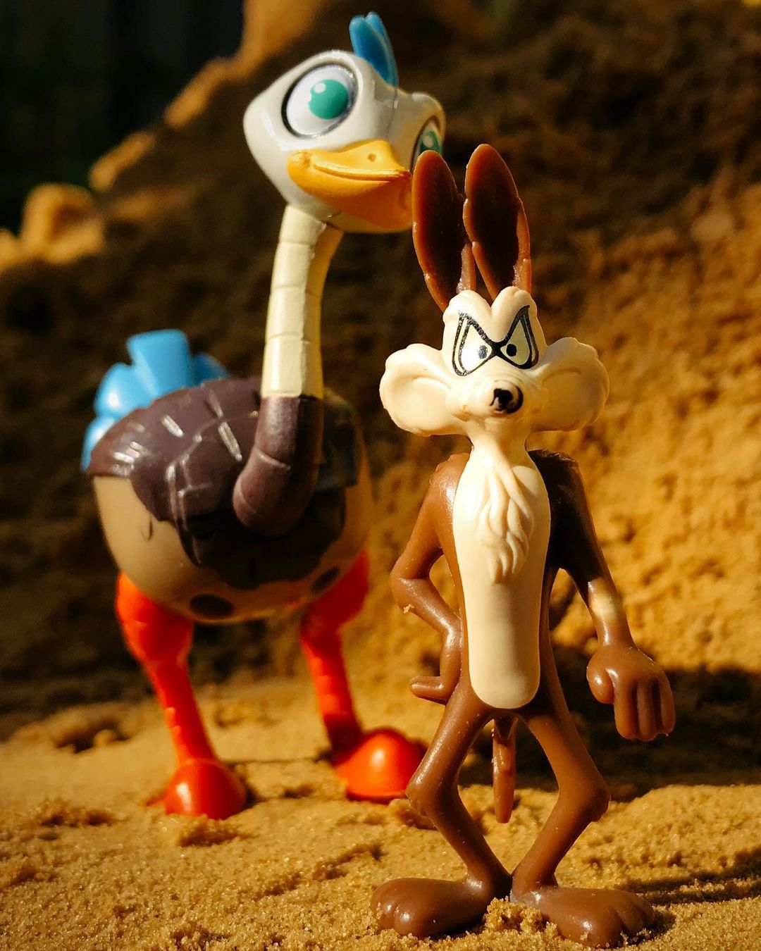 toys_pin in LOOKY. #bird,#warnerbros,#toy,#toys,#minimalism,#wileecoyote,#theroadrunner,#shotoniphone,#iphonography,#mobilephotography,#mobilephoto,#looneytunes,#cartoonart,#cartoon,#milesfromtomorrowland,#coyote. Bird has grown. #bir...