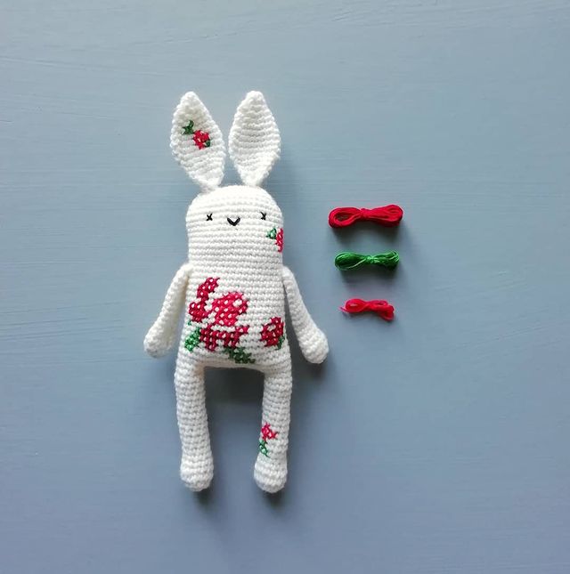 simundrik в LOOKY. . Милый цветочный заяц...