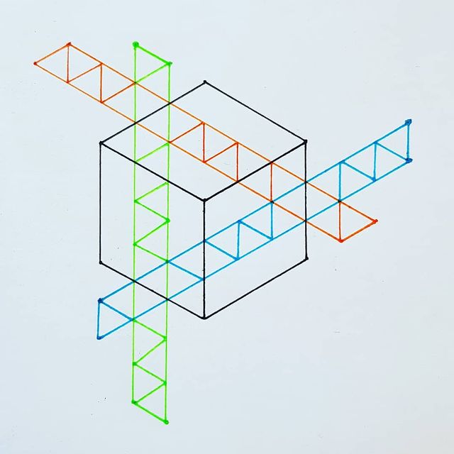 marykot27 в LOOKY. #geometry,#geometric,#isometric,#cube,#triangle. #geometry #geometric...