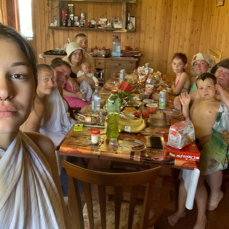 Банька улалась#время провели супер#родные мои🥰😘