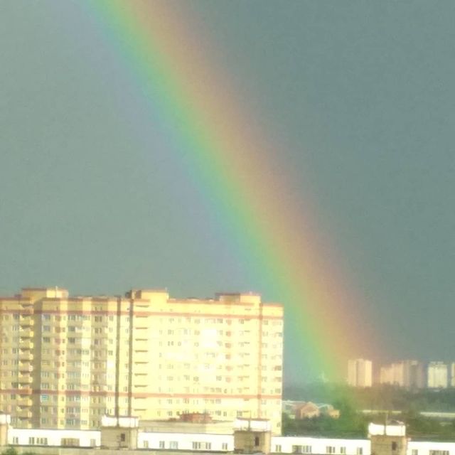 vishudhaproject в LOOKY. . Впервые вижу радугу ...