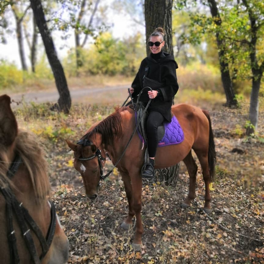 Лошадка Сабрина показала мне сегодня места, где я не была. Спасибо @sunvale_vlg 👍😘🙋🐎