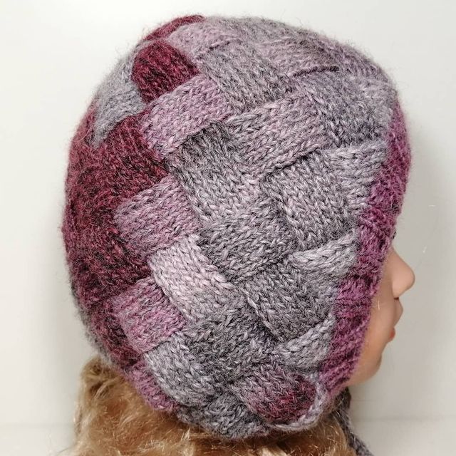 usknits в LOOKY. #usknits,#entrelac,#knithat,#bonnet,#toddlerhat. Шапка чепчик энтрела...